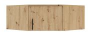 Schrankaufsatz Hannut 29, Farbe: Eiche Artisan - Abmessungen: 40 x 95 x 95 cm (H x B x T)