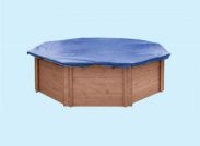 Winterabdeckung für Holzpool Verano 02 - 401 x 434 x 118 cm