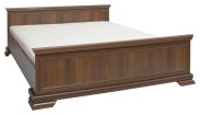 Doppelbett Sentis 27, Farbe: Dunkelbraun - 180 x 200 cm (B x L)