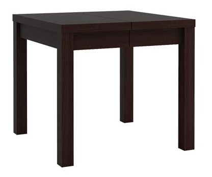 Esstisch ausziehbar 5 Wenge natur (eckig) - Abmessungen: 85 - 265 x 85 cm (B x T)