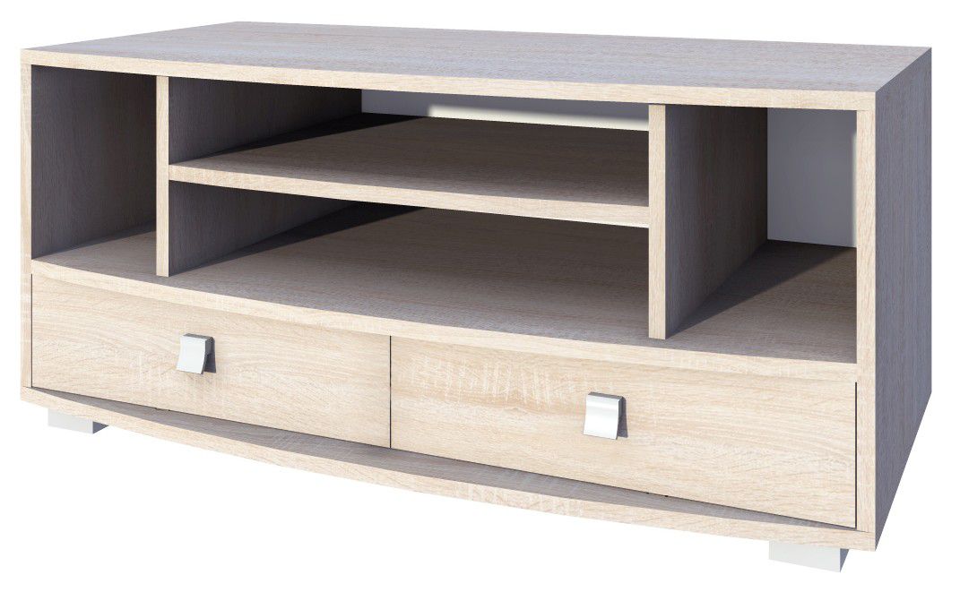 TV-Unterschrank Rabaul 44, Farbe: Sonoma Eiche - Abmessungen: 50 x 120 x 48 cm (H x B x T)