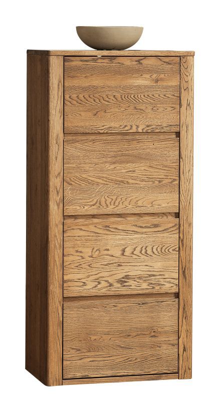 Kommode / Sideboard Jussara 14, Farbe: Bernstein, Eiche teilmassiv – 150 x  69 x 42 cm (H x B x T)