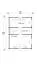 Ferienhaus F34 mit 2 Etagen | 66,6 m² | 70 mm Blockbohlen | Naturbelassen | Inkl. Fußboden &  Fenster 1-Hand-Dreh-Kippsystematik