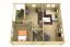 Ferienhaus Almerhorn 01 inkl. Fußboden, 4 Räume, 70 mm Blockbohlenhaus, Türschwelle aus Edelstahl, 43,6 m², Satteldach, Dreh & Kipp Öffnungssystem