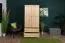 Schrank Massivholz natur 011 - Abmessung 190 x 90 x 60 cm (H x B x T)