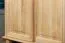 Kleiderschrank Massivholz natur 014 - Abmessung 190 x 90 x 60 cm (H x B x T)