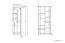 Vitrine Mesquite 02, Farbe: Sonoma Eiche hell / Sonoma Eiche Trüffel - Abmessungen: 199 x 85 x 40 cm (H x B x T), mit 3 Türen und 10 Fächern