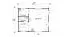 Ferienhaus F51 mit 5 Räumen & Schlafboden | 40,23 m² | 70 mm Blockbohlen | Naturbelassen | inkl. Fußboden & Isolierverglasung