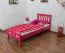 Kinderbett / Jugendbett "Easy Premium Line" K8, 90 x 200 cm Buche Vollholz massiv rosa lackiert