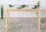 Tisch Kiefer massiv Vollholz natur Junco 227D (eckig) - 120 x 60 cm (B x T)