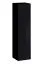 Schlichte Wohnwand Volleberg 90, Farbe: Schwarz / Grau - Abmessungen: 150 x 280 x 40 cm (H x B x T), mit acht Türen