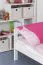 Kinderbett / Jugendbett "Easy Premium Line" K1/2n, Buche Vollholz massiv weiß lackiert