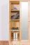 Kleiderschrank Kiefer Vollholz massiv natur Junco 02 - Abmessung: 195 x 162 x 60 cm (H x B x T)