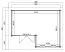 Gartenhaus in L Form G24 inkl. Fußboden und Isolierverglasung, Gletschergrün, 44 mm Blockbohlenhaus, 17,20 m², Pultdach, Doppeltür, kleine Terrasse