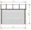 Gartenhaus Rimpach, FSC®, naturbelassen, 34 mm Blockbohlenhaus - Grundfläche: 11,86 m², Satteldach