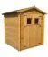 Gartenhütte Holz Purgstall - 2,20 x 2,20 Meter aus 19mm Blockbohlen