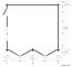 Holzgarage Ortberg - 70 mm Blockbohlenhaus, Grundfläche: 29,3 m², Satteldach