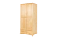Kleiderschrank Massivholz natur 013 - 190 x 90 x 60 cm (H x B x T)
